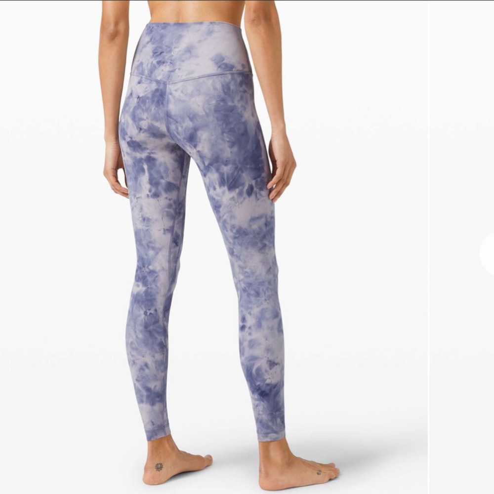 NWT Lululemon align tie dye iced Iris purple - Picture 3 of 3